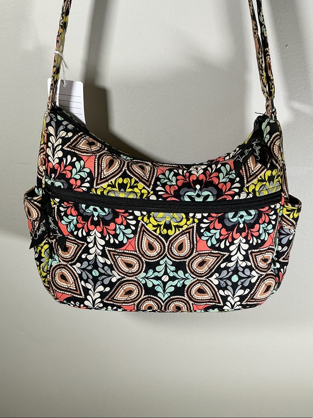 Vera Bradley Floral Shoulder Bag Crossbody Purse EUC